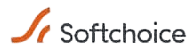 Softchoice logo for customer or business partner section
