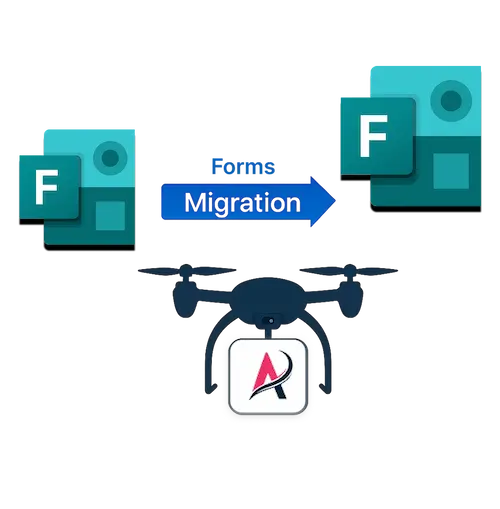 migrate Microsoft forms from one tenant to another tenant