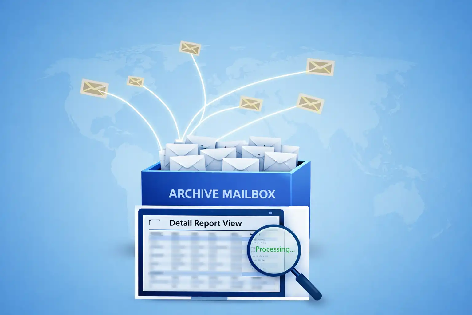 Tenant-to-tenant archive mailbox migration ensuring zero data loss in Microsoft 365.